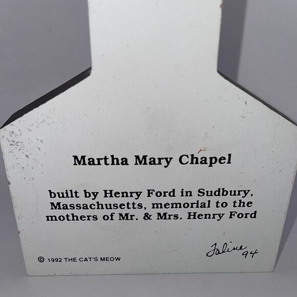 The Cats Meow Lot of 4 Wooden Home Decor Collectibles 1990’s Retro Vintage - Picture 5 of 10